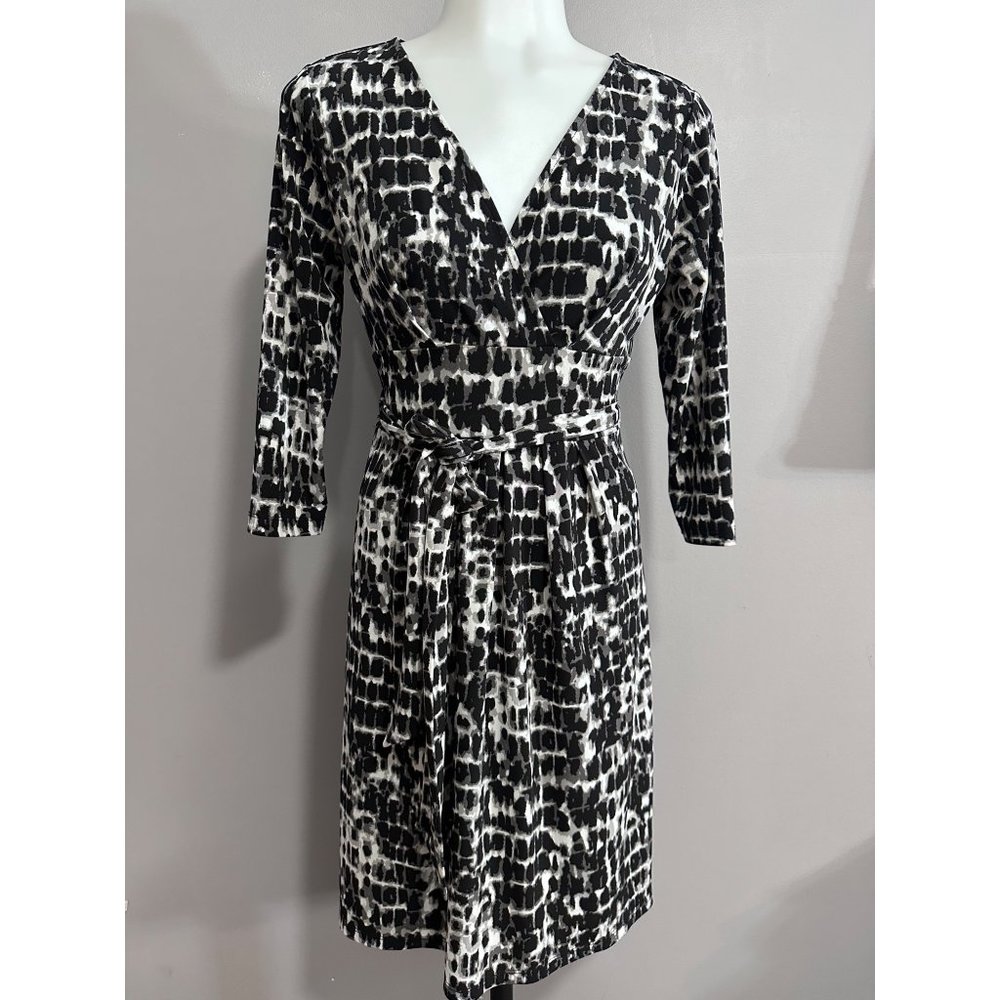 Ann Taylor Loft Factory faux wrap dress XSP